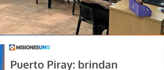Puerto Piray: brindan acompañamiento para completar el formulario del Boleto Estudiantil Gratuito